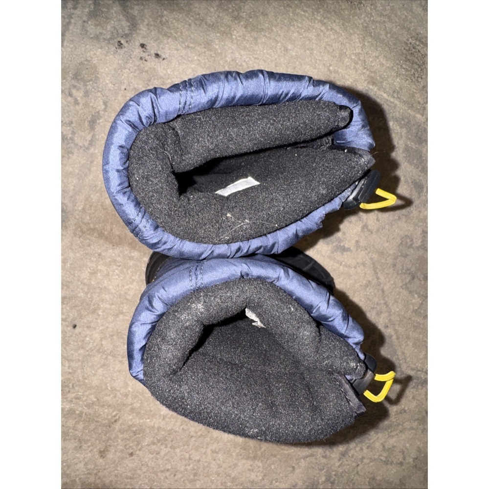 Polo Ralph Lauren Jakson Snow Boots Blue Yellow Big Pony Toddler Boys Sz 7 - Picture 3 of 6